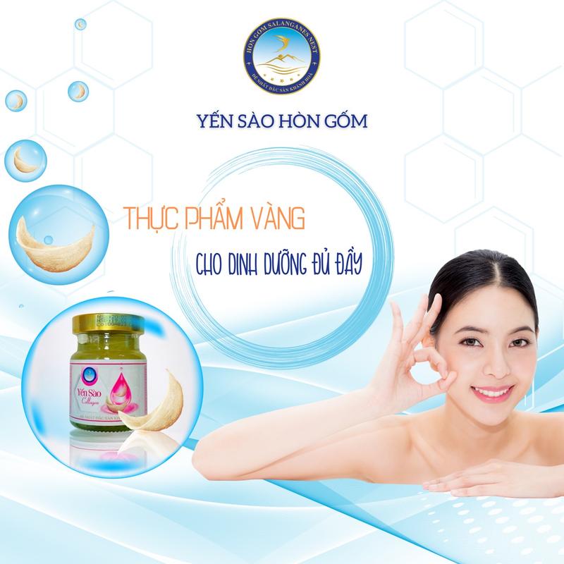 [Hộp 1 Hũ x 70 ml] Nước Yến Sào Đông Trùng Hạ Thảo - Yến Sào Hòn Gốm Chính Hiệu Khánh Hòa -HG SALANGANES NEST 4