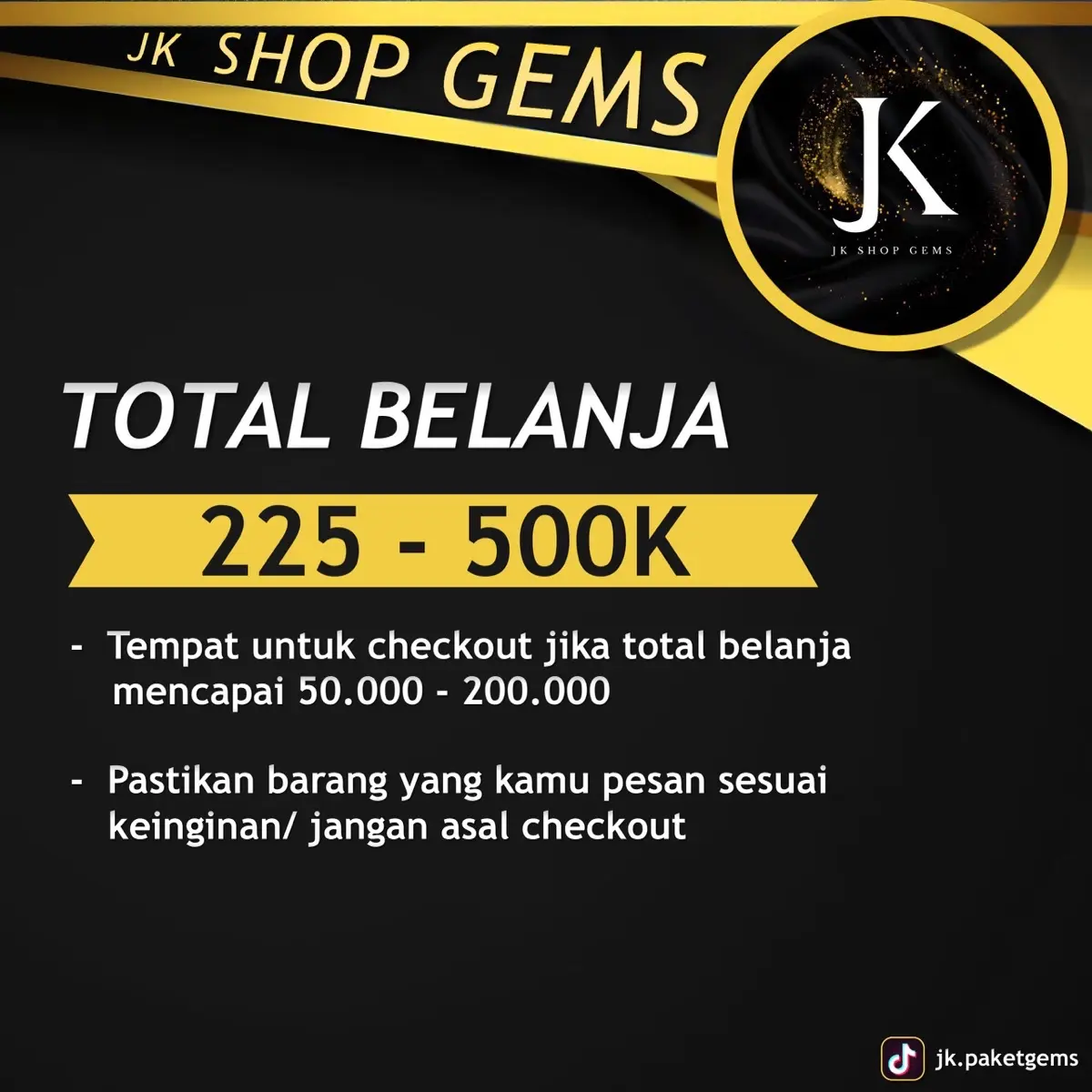 Total Belanja Batu Cincin 2
