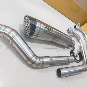 Knalpot Racing R9 H2 FULLSYSTEM Ninja 250 FI Karbu R25 CBR250RR MT25 Z250
