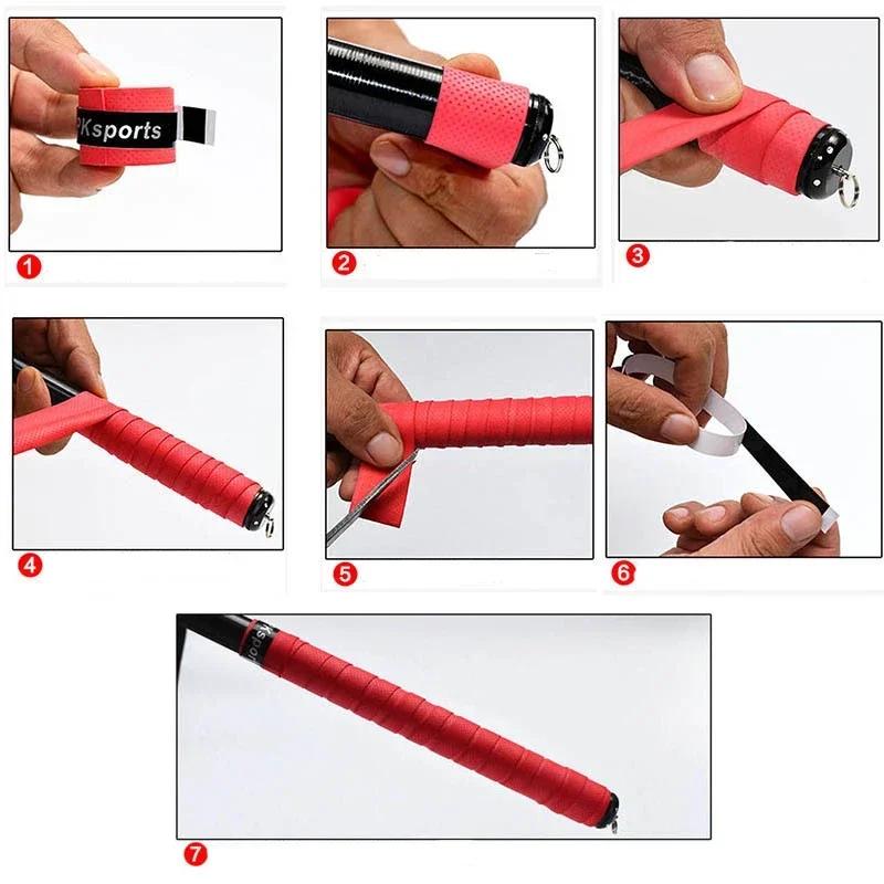 Product Introduction of 1Pcs Fishing Rod Handle Wrapping Belt Absorbing Sweat Belt Anti-Slip Tape 5 Color 105cm Length for Each Piece F Ishing Tackle 8