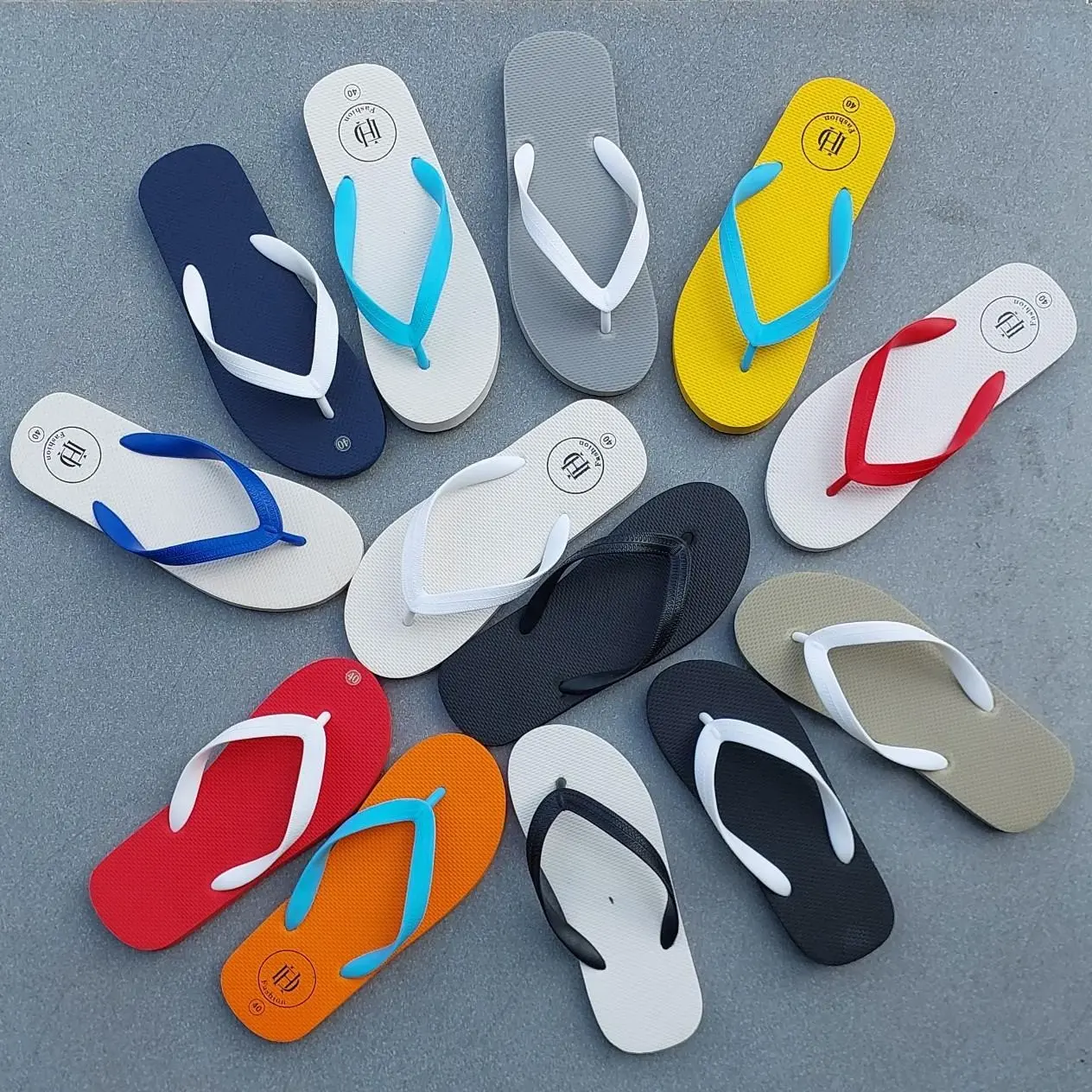 Dép Kẹp Nam Cao Su Dẻo Mềm Siêu Bền Size 38-42 - Đế Bằng