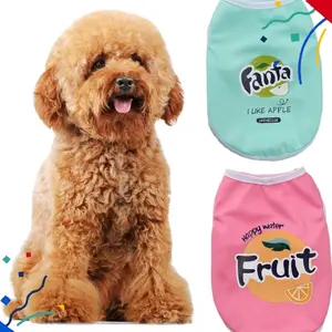 Pet shop bella * kaos anjing peliharaan nyaman adem tanpa lengan