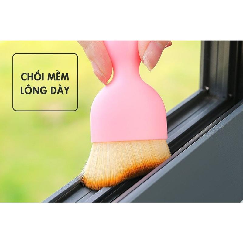 Product Introduction of Chổi vệ sinh nội thất ô tô có nắp đậy gắn lông mềm mịn giúp vệ sinh khe kẽ cửa gió điều hoà phụ kiện ô tô Mộc Lan 25