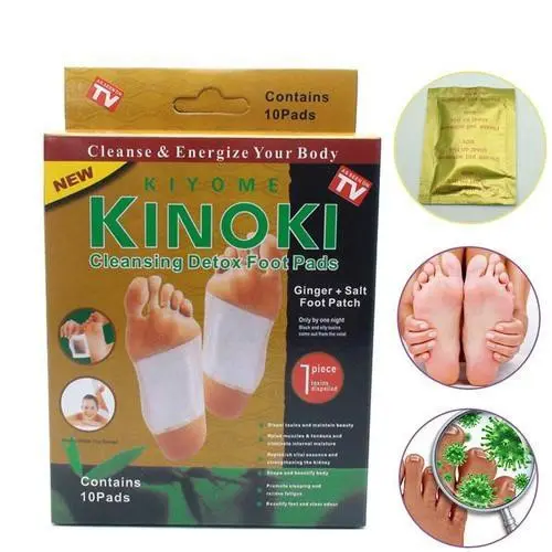 Kinoki Koyo Detox Gold 1 box isi 10 pcs Koyo Kinoki Original Kinoki Foot Patch