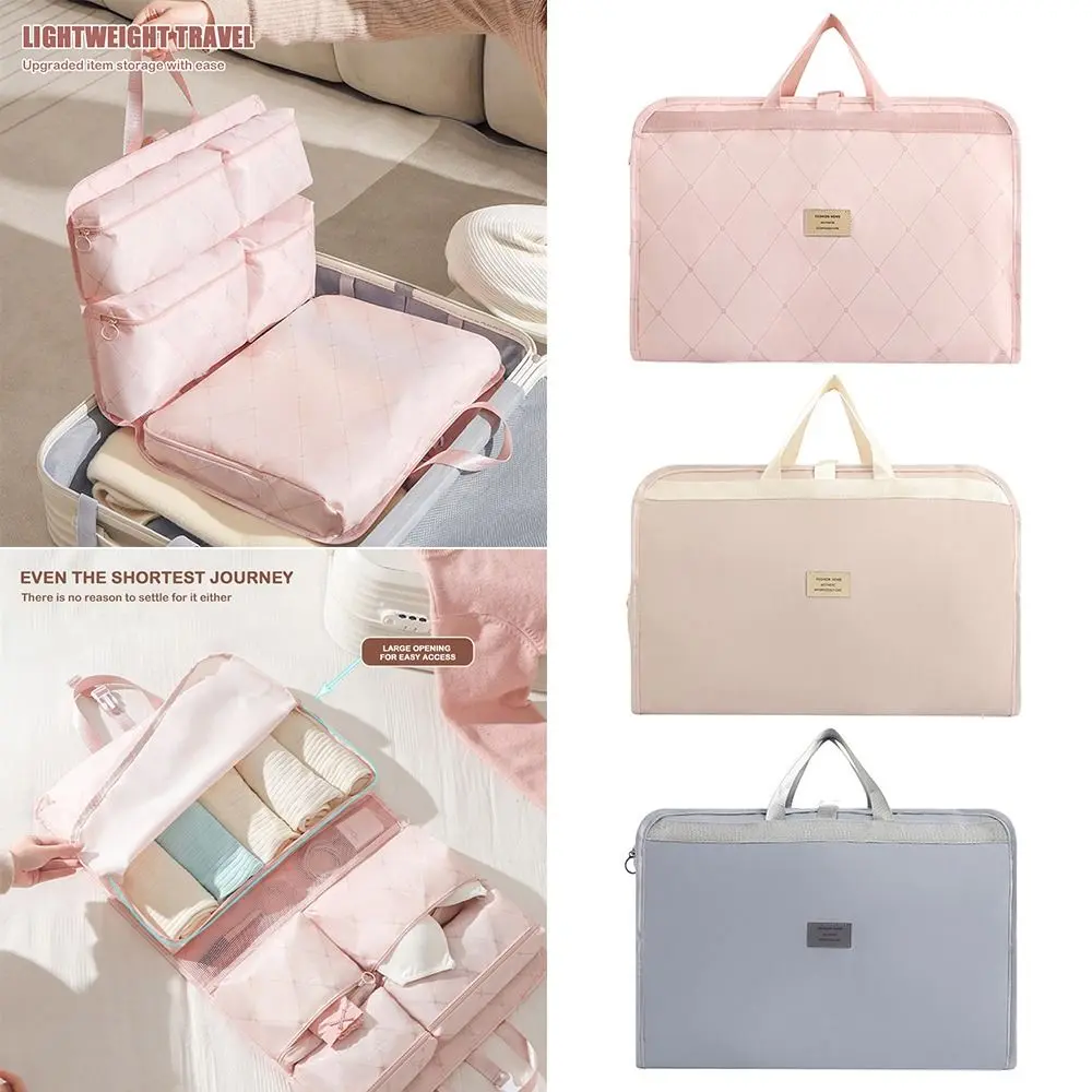 Portable 7-in-1 Travel Organizer DIY Large Capacity Storage Bags Multi Color Waterproof Clothes Subpackage Clothes