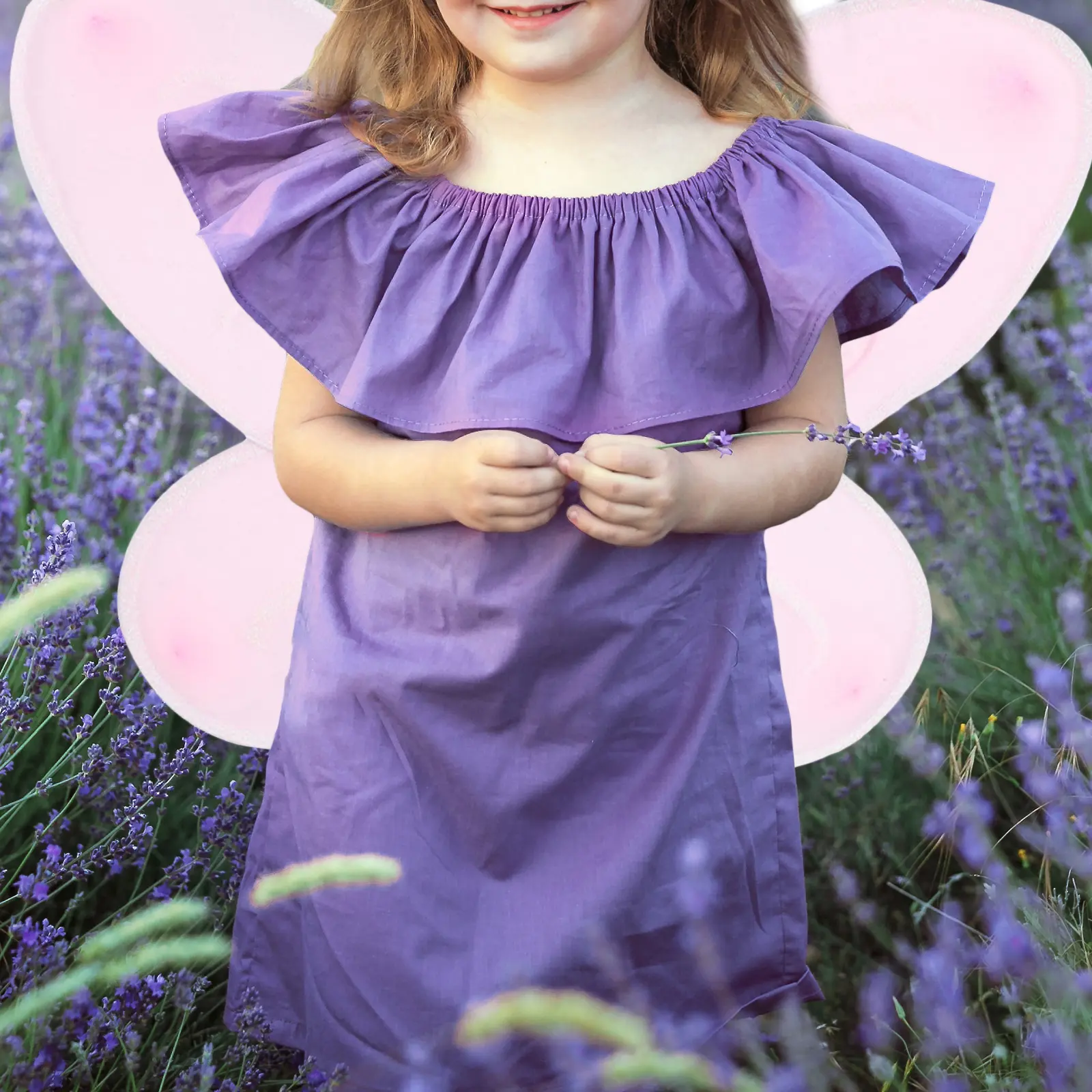 Toddler Girls Butterfly Wings Cute Fairy Wings Halloween Fairy Costume