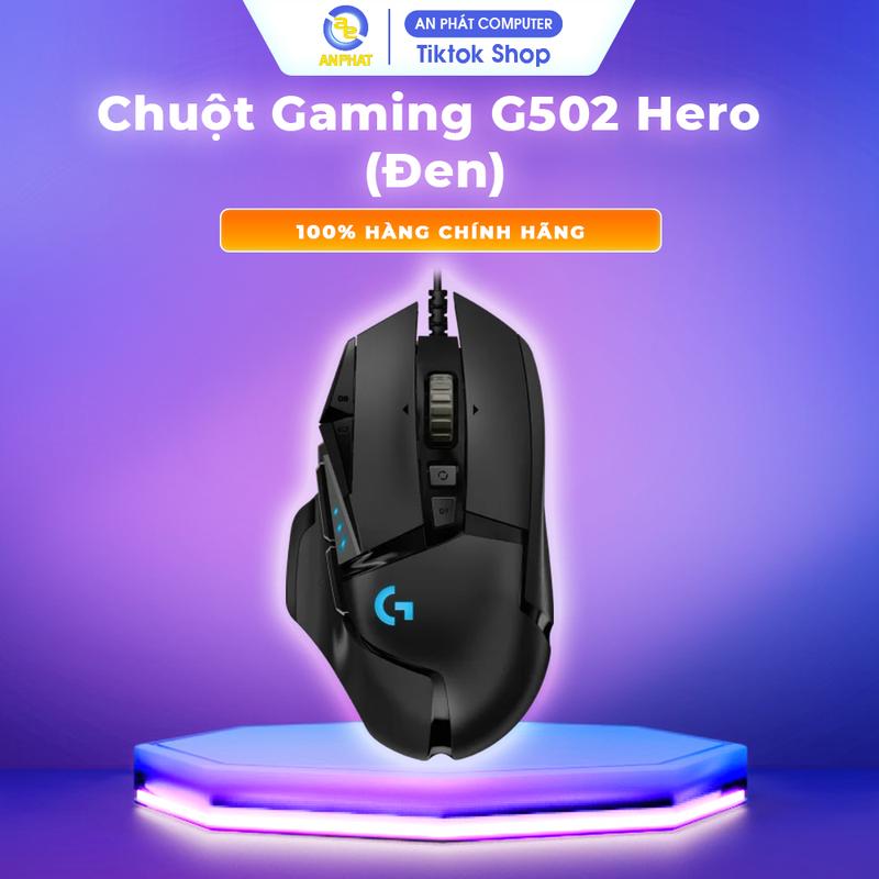 [BH 24 Tháng] Chuột Gaming Có Dây G502 HERO (Màu Đen)