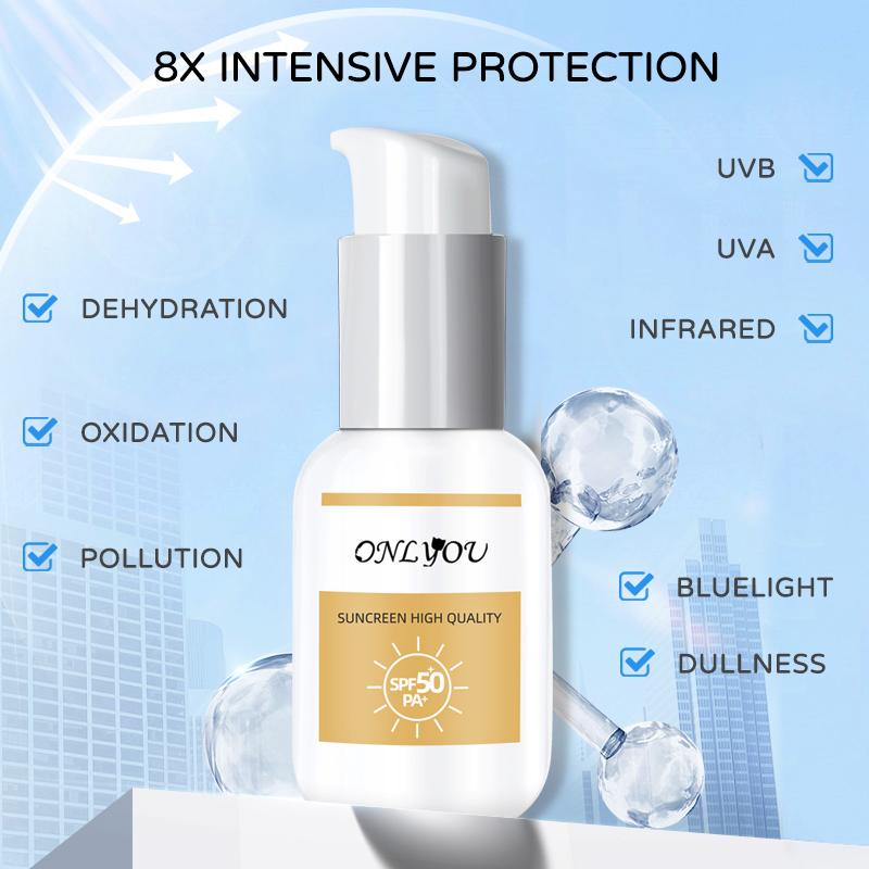 【BPOM】ONLYOU High-power sunscreen / pre-makeup milk insulating milk moisturizing / brightening sunscreen/Beli 1 Gratis 1 /COD 3