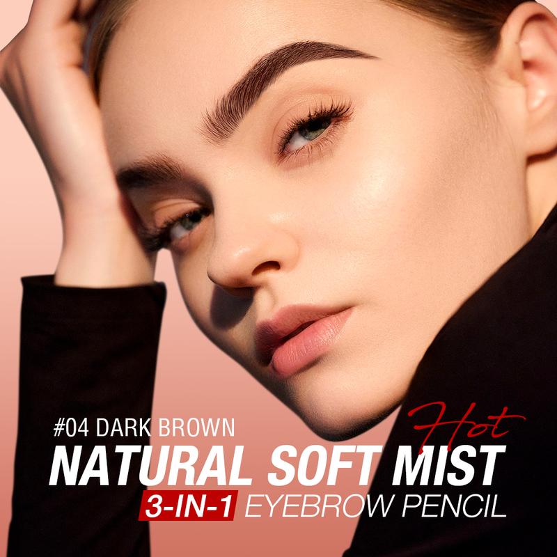 Product Introduction of O.TWO.O 3 In 1 Eyebrow Pencil With Eye Brow Razor Waterpoof 24HR Naturally Defined 0.5mm-4mm Easy to Makeup Kits 1