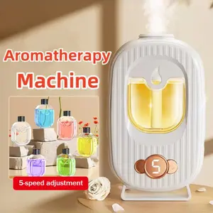 【COD】Difuser Aromatherapy Air Purifier 50ml LED Otomatis Dinding Aromaterapi Mini Aromaterapi Pewangi Ruangan LED Otomatis 5 Mode Spray Pengharum Otomatis Kamar Tidur Pengharum Ruangan Tahan Lama Humidifier