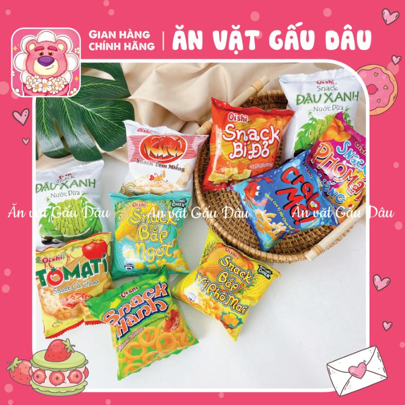Snack bim bim oishi đủ vị chính hãng, đồ ăn vặt