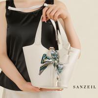 Gambar SANZEIL Grace Tas Wanita Hand Bag 8875 Kulit Sintetis Hitam dengan Dustbag Pouch & Scarf Dimensi 19x14x18cm Berat 300g - Hitam dari SANZEILSTORE Kab. Tangerang 5 Tokopedia