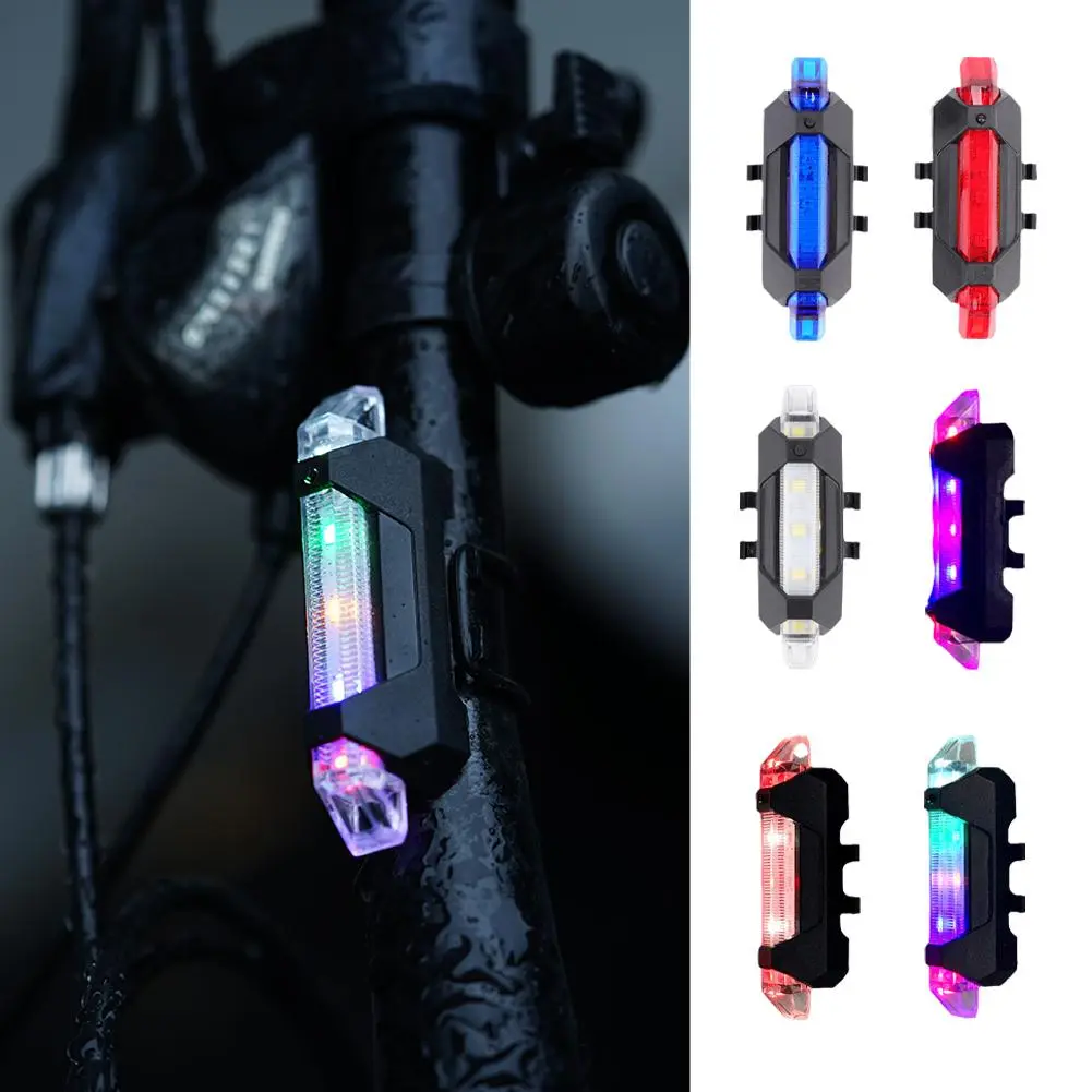 Đèn Cảnh Báo An Toàn Xe Đạp, Có Thể Sạc Lại USB, Đèn Hậu Xe Đạp LED, Đèn Xe Đạp, Cảnh Báo An Toàn Đuôi Sau, Siêu Sáng, Thích Hợp Để Đạp Xe