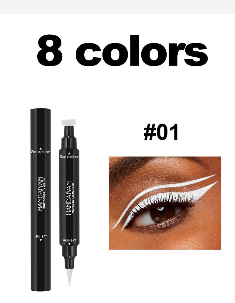 Product Introduction of Handaiyan Triangle Stamp Liquid Eyeliner | Waterproof, 24H Smudge-Proof & Quick-Dry | 2-in-1 Winged/Cat-Eye Stamp Design | Beginner-Friendly, Party/Stage Ready | TikTok Viral in Singapore #SGBeautyHack (Beauty Hack Alert!) 14