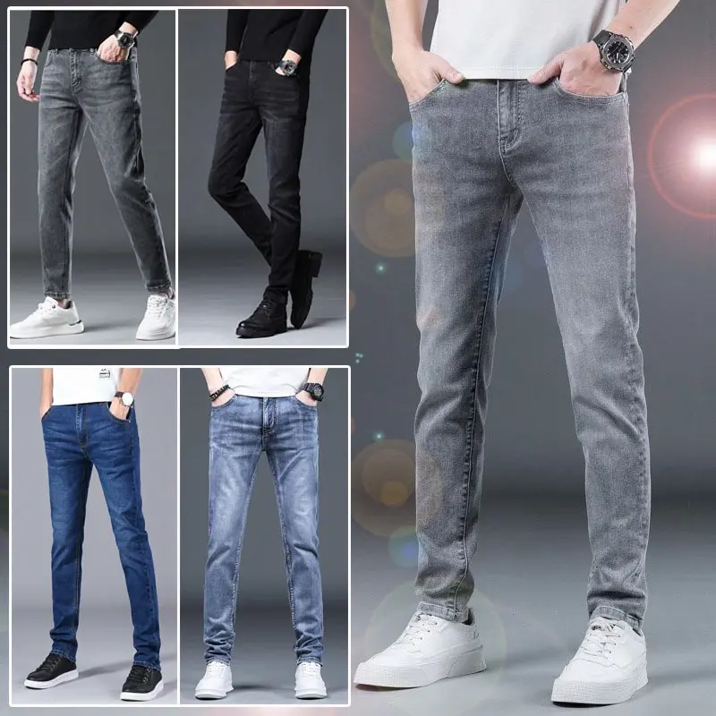 Quần Jeans Nam cao cấp co giãn 4 chiều thoải mái phong cách chất lượng cao, dày dặn, thoáng khí 0