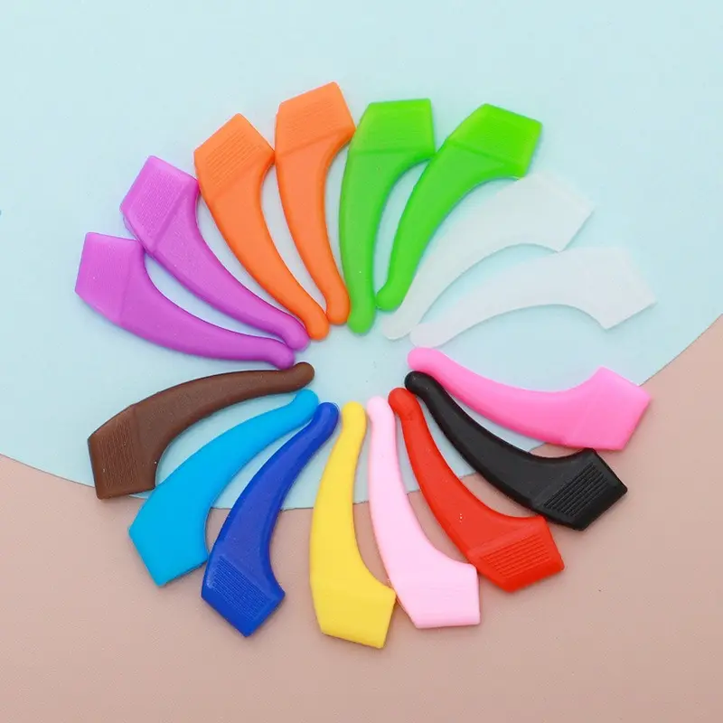 Silicone Glasses Anti Slip Cover Accessories, Fixed Glasses Legs, Anti Drop Eye Support, Male and Female Ear Tips, Hooks, Ear Hooks, Ear Pads