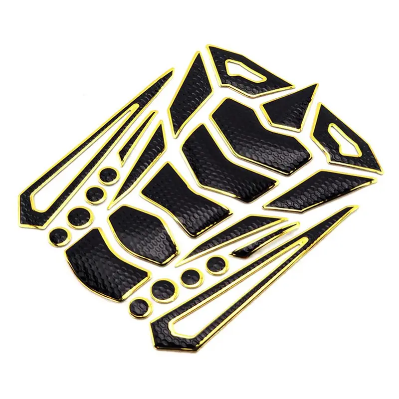 Motorcycle Tank Pad Sticker, Motorcycle Tank Protector Decal, Universal Motorcycle Decorative Sticker for Honda Suzuki Kawasaki Bicycle Travel 5