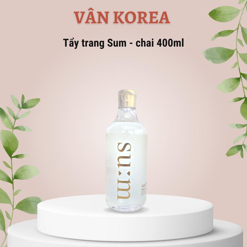 Nước Tẩy Trang .SUM.[ Tách set chai 400ml ]  - Skin care, chăm sóc da, Cosmetic Trang Điểm combo 5