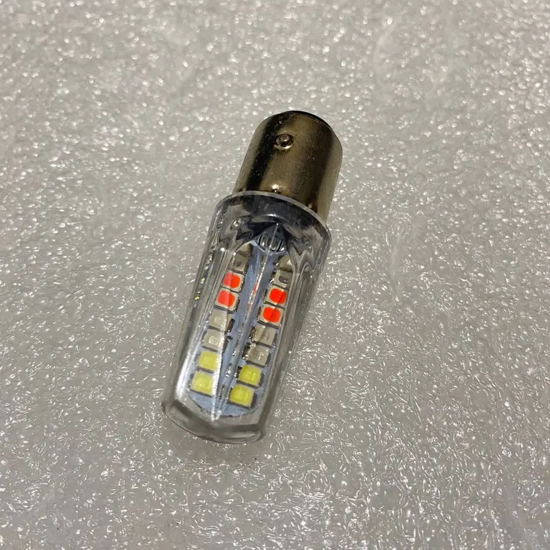 Lampu Stoplamp Model Lancip Nyala 4 Warna Mode Running & Flash Arus Dc 12 volt Socket kaki 2 ( 1157 ) / Lampu stop Running / Lampu stop  Motor / Lampu Stop Super Terang 4
