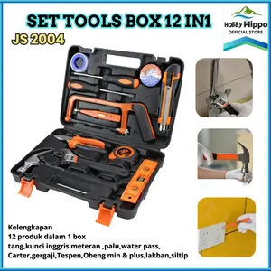 【COD】HAND TOOLSET - TOOL KIT SET - PERTUKANGAN PALU HANDTOOLS PERKAKAS TUKANG LENGKAP JS-2003 / JS-2004