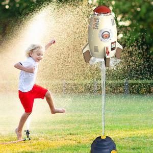 Rocket Shaped Water Sprinkler, Outdoor Water Sprinkler, Water Sprinkler for Flowers, Lawn, Garden, Outdoor Watering Tool