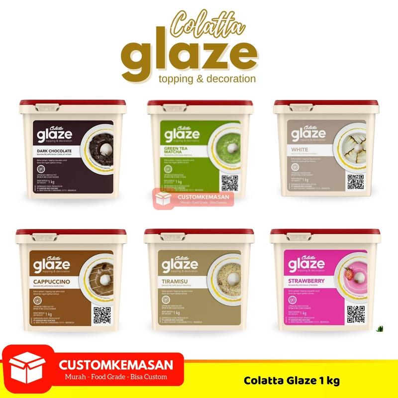 Colatta Glaze / Selai Dark Cokelat 1kg / Selai Tiramisu 1kg / Selai Roti / Topping Selai Colatta Glaze 0