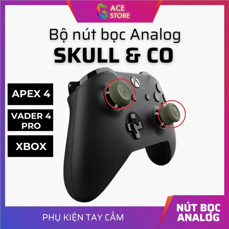 Bộ nút bọc Analog Skull & Co cho tay cầm Flydigi Apex 4 / Vader 4 Pro / Xbox