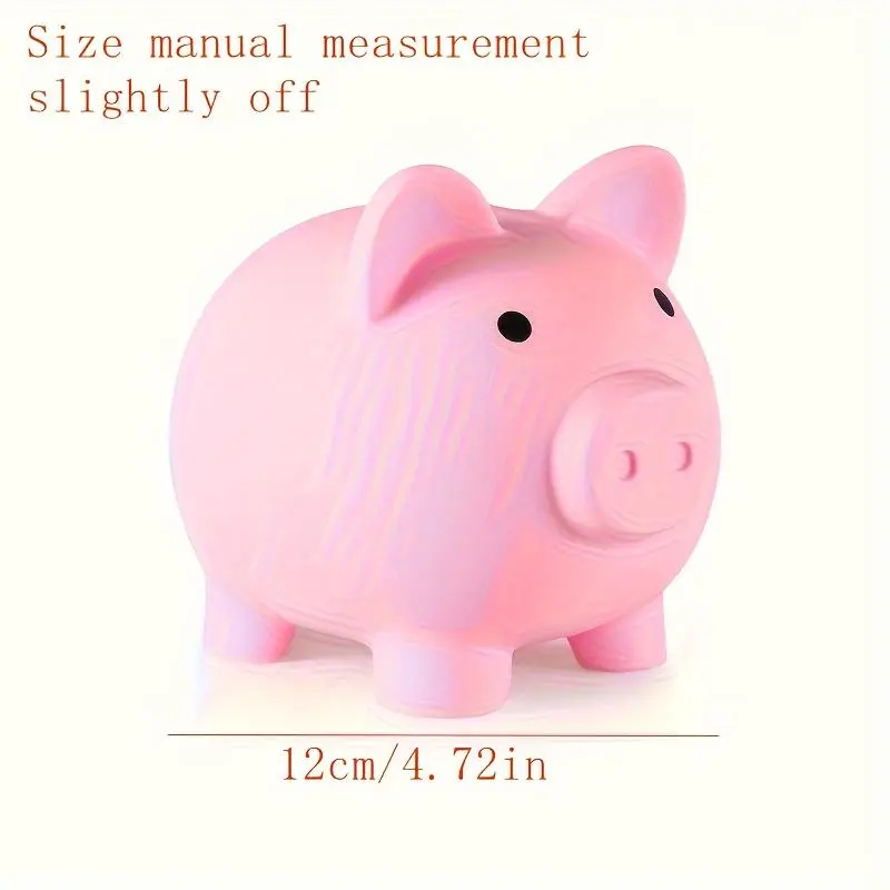 Cute Cartoon Piggy Bank, 1 Count Unbreakable Piggy Bank, Coin Bank, Home Decor, Birthday Gift for Boys and Girls 1