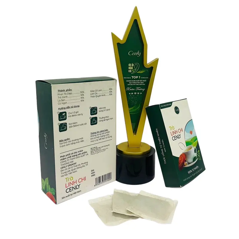 Combo_[Thảo Mộc Cenly Chanh Mật Ong & Trà linh Chi], sản phẩm bổ sung vitamin hỗ trợ giảm bớt sự thèm ăn, chăm sóc sắc đẹp 4