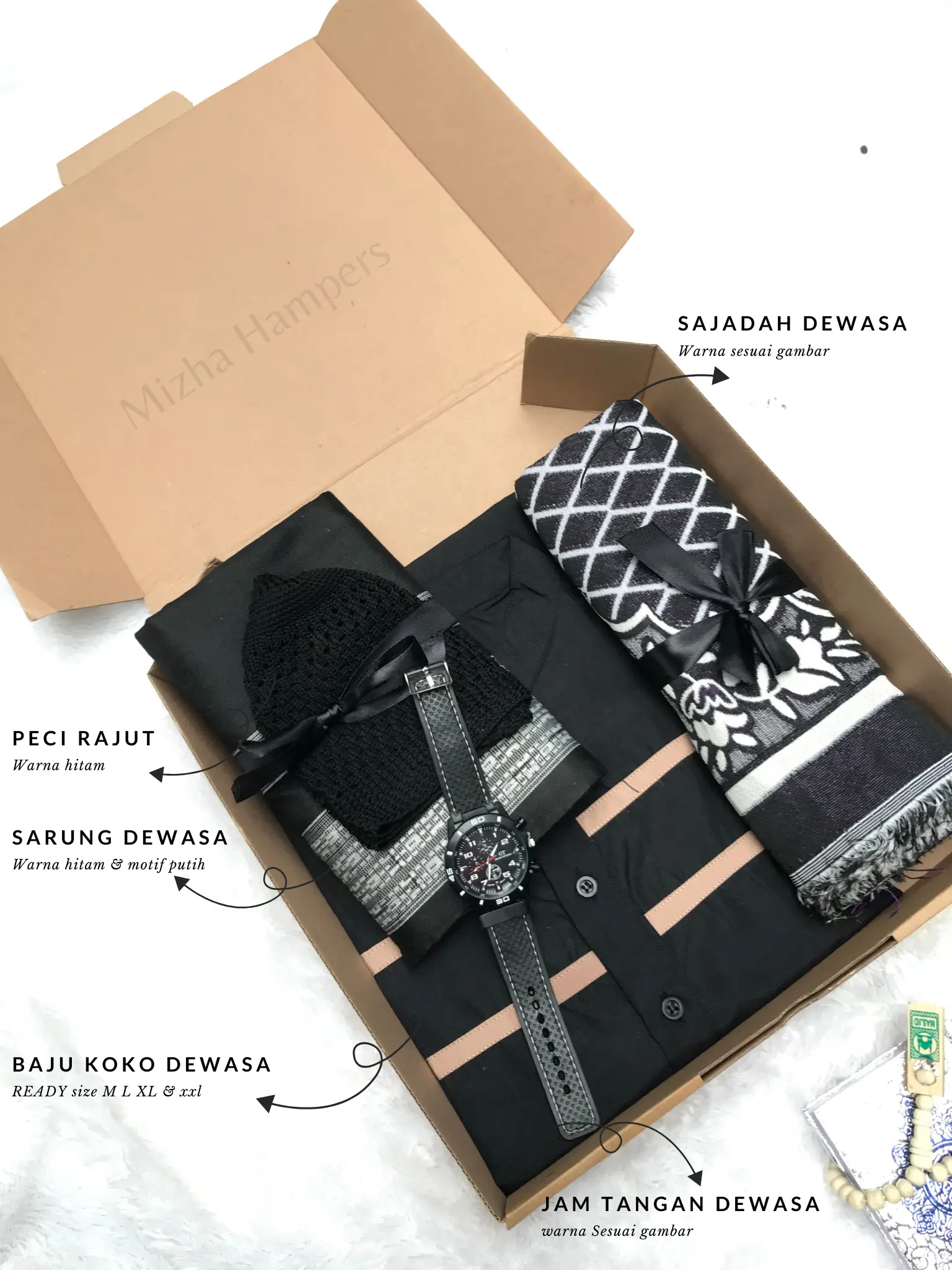 BIG RAMADHAN SALE / PAKET MUSLIM #1 hampers buat cowok murah banget ready stock bisa langsung kirim