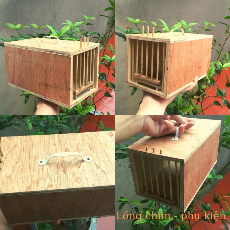 ￼Hộc, cốp  chim tiện lợi Hộc chuyển chim chào mào, chòe, mi,...các loại giá rẻ chất liệu gỗ 0