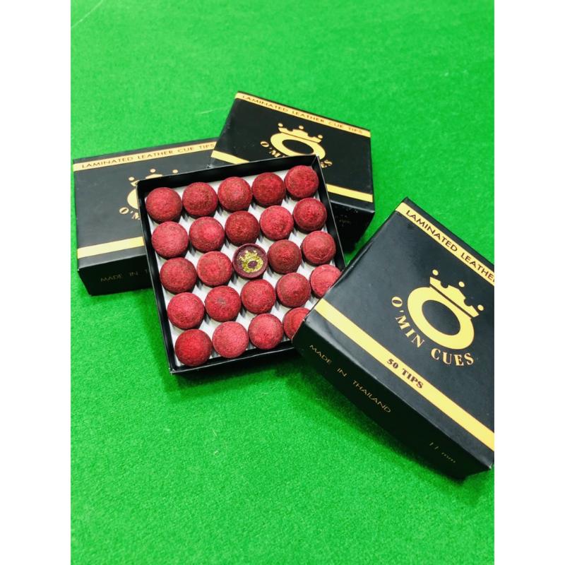Product Introduction of O'MinCues Red Cue Tip (50Tip) - โอมีนคิวส์หัวแดง50หัว (กล่อง) จัดส่งเฉพาะจุด 0