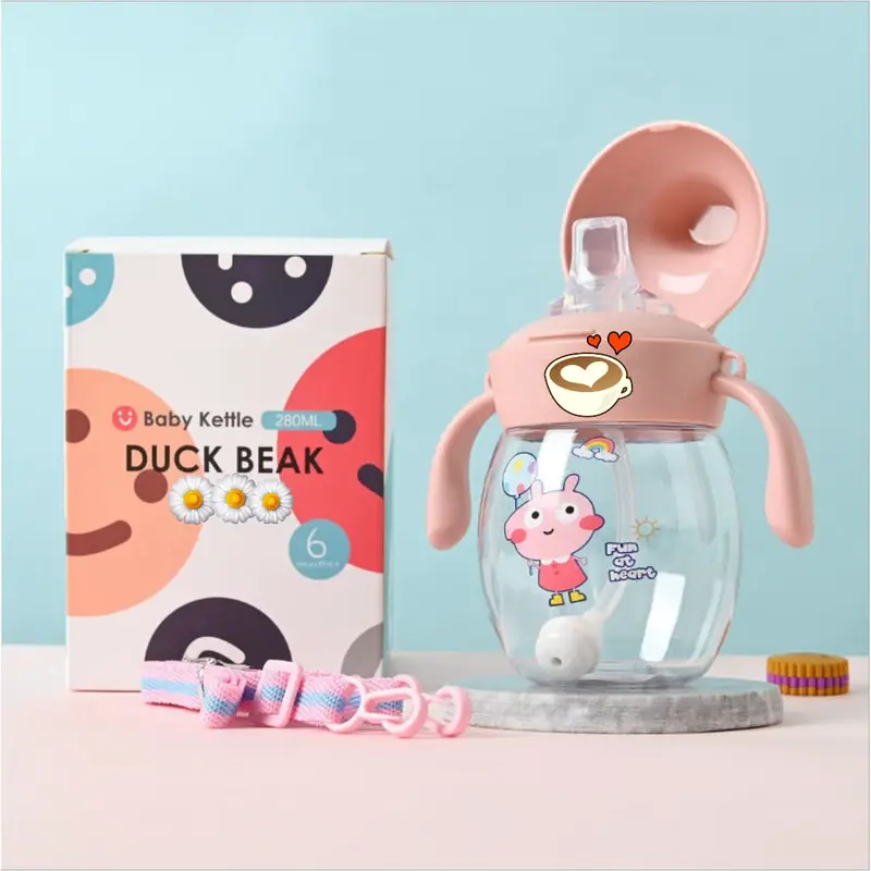 Botol Minum Bayi 280ML / Botol Minum Baby Kettle Duck Beak 0
