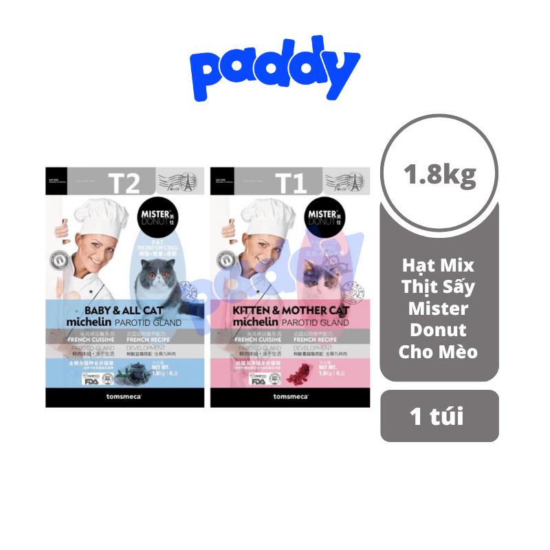 Hạt Mèo Mister Donut Mix Toping Thịt Sấy