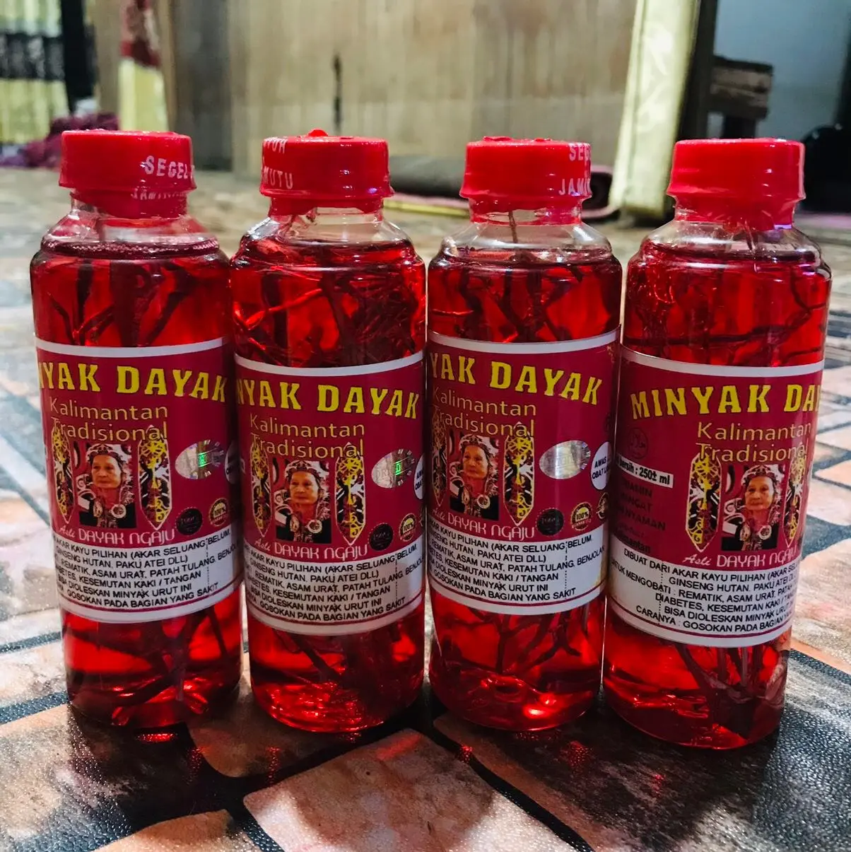 Minyak urut dayak paket promo 5 botol khas kalimantan