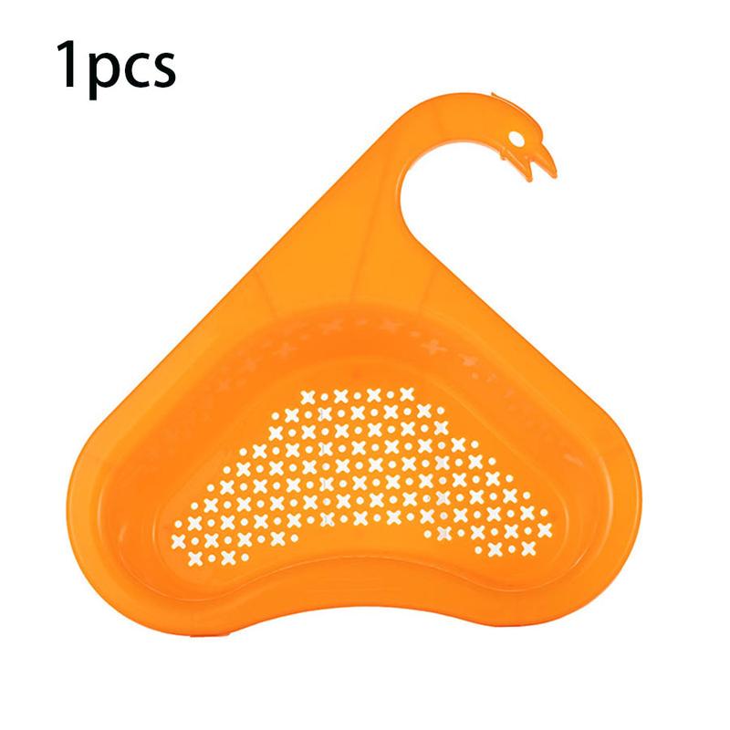 Product Introduction of Kitchen Sink Filter Swan Drain Basket Garbage Filter Shelf Strainer Leftover Sink Hanging Rack Multifunctional Drainage Basket 9