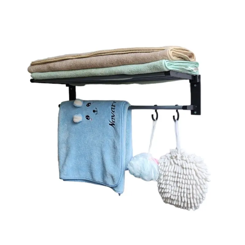 Rak Gantungan Handuk Kamar Mandi Jemuran Handuk Dinding Towel Hanger 3
