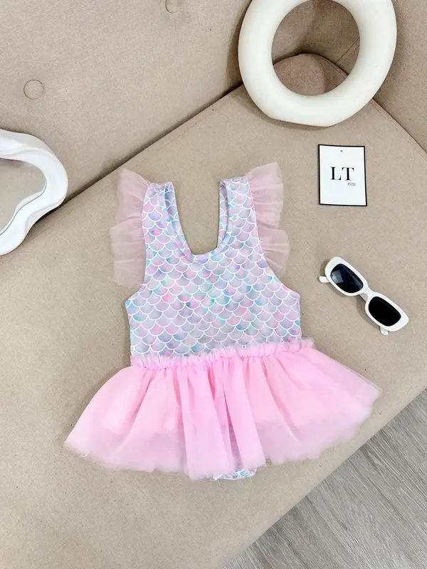 Đồ bộ bé gái, Váy 1 mảnh cho bé, đồ bộ bé gái liền thân trendy đi biển 4
