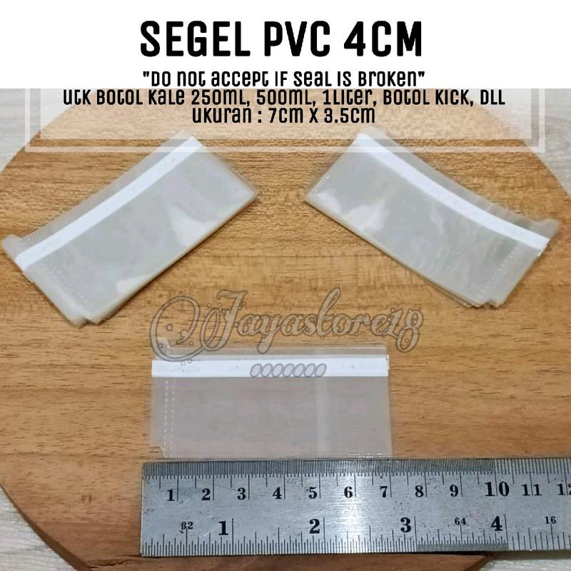 1PACK SEGEL PLASTIK PVC murah  tulisan DO NOT ACCEPT IF SEAL BROKEN BOTOL diameter 3.7cm 4cm 4.5cm murah untuk BOTOL cantik 350ML KALE 250ML 500ML 1LITER SEGEL PLASTIK PVC Jayastore18 8