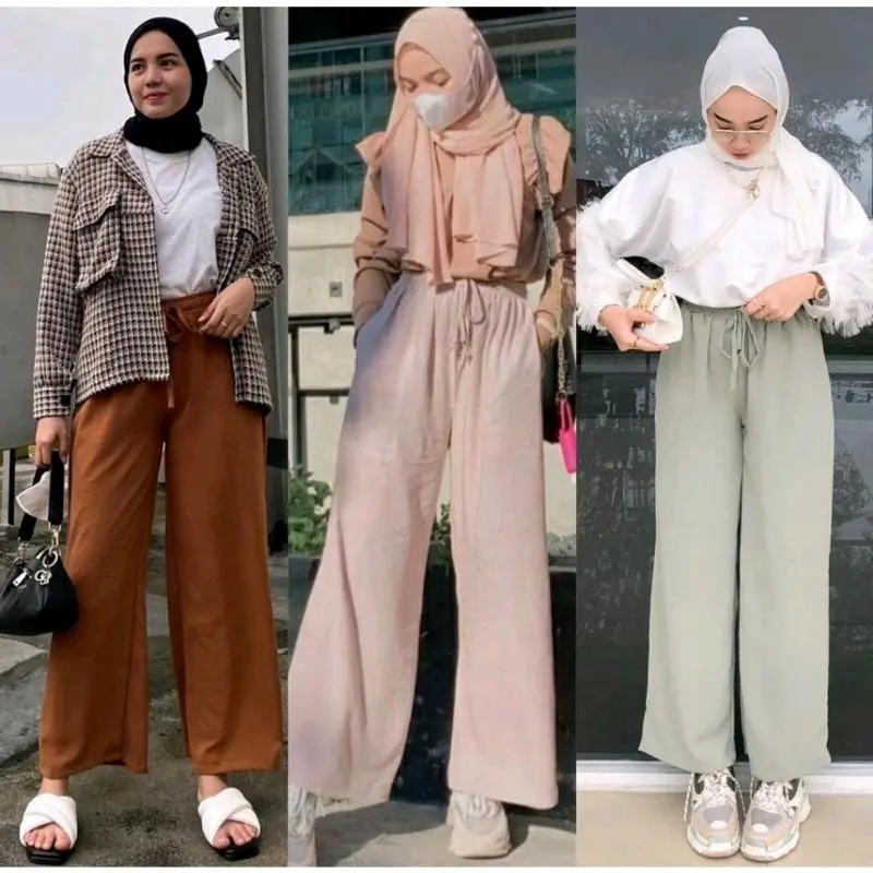 celana kulot crinkel premium Crinkle Airflow
