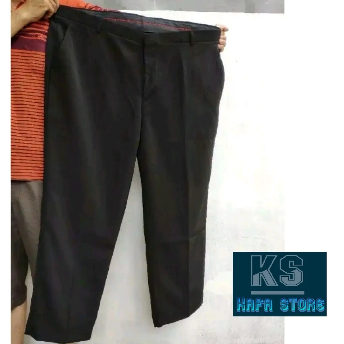 SRIVERLIN CELANA JUMBO 39-44 BAHAN KAIN TWIST TISSU DEWASA STANDAR TEBAL PANJANG HARIAN KANTOR NYAMAN REULER FIT DISTRO SLIM HITAM ABU TUA MOCCA NAVY Pria Formal Kerja Slimfit