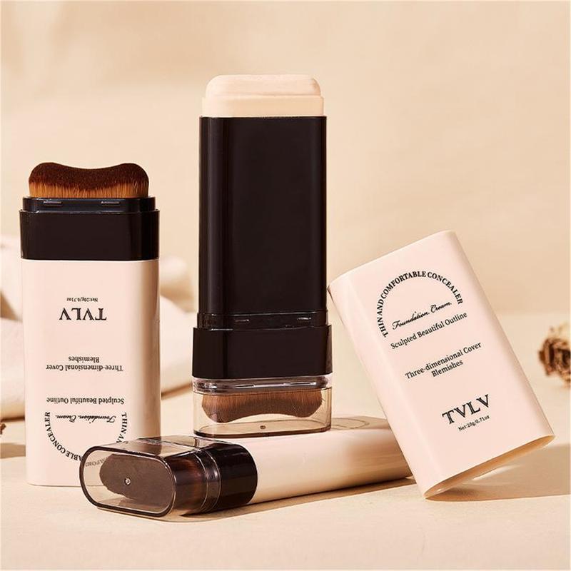 Kem Nền Dạng Thỏi Che Khuyết Điểm Trùm Kín 20g Mỹ Phẩm Kèm Cọ Thích Hợp Cho Tông Màu Da Kem Nền Dạng Lỏng Lâu Trôi Không Trang Điểm Kem Che Khuyết Điểm 1 Cái Cosmetic Women
