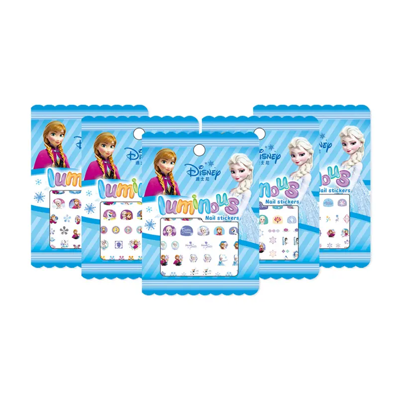 Miếng Dán Móng Tay, Thiết Kế Công Chúa Dễ Thương, Miếng Dán Tự Dính 3D