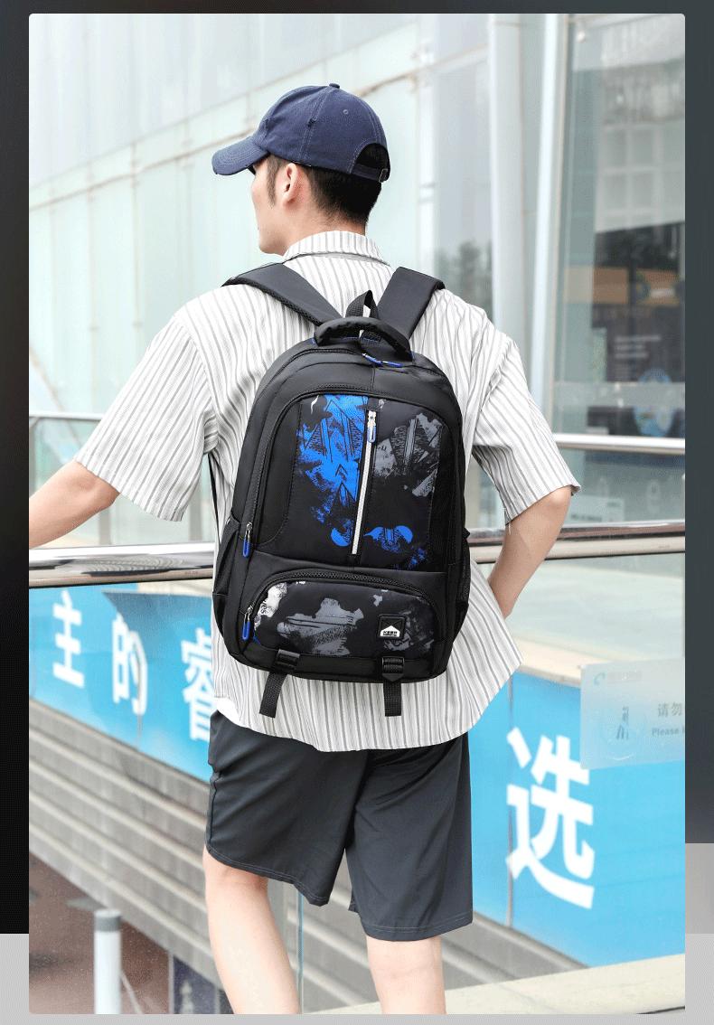 Product Introduction of [HOT MỚI] Balo đi học nam lớp 3 đến lớp 12 họa tiết graffiti thời trang hàn quốc cho nam ba lô trung học cho bé trai unisex chống thấm nước đựng laptop 11