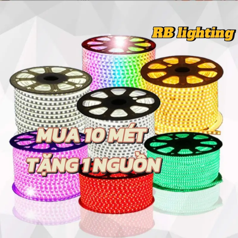 DÂY LED 2 HÀNG BÓNG 2835 HẮC TRẦN, QUẤN CÂY, TRANG TRÍ NHÀ CỬA, ĐƠN GIÁ/1M KO NGUỒN 0