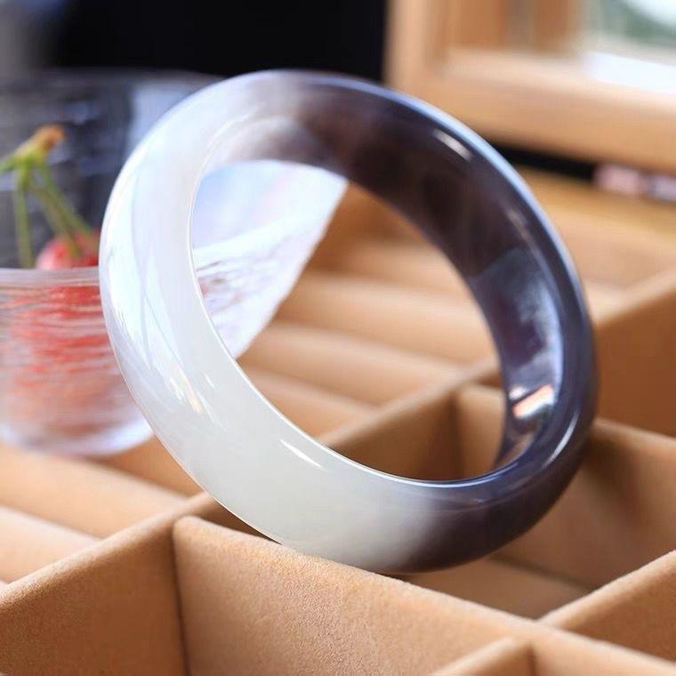 Gelang Giok Asli Tiongkok Garansi Asli Natural / Gelang Kesehatan 8