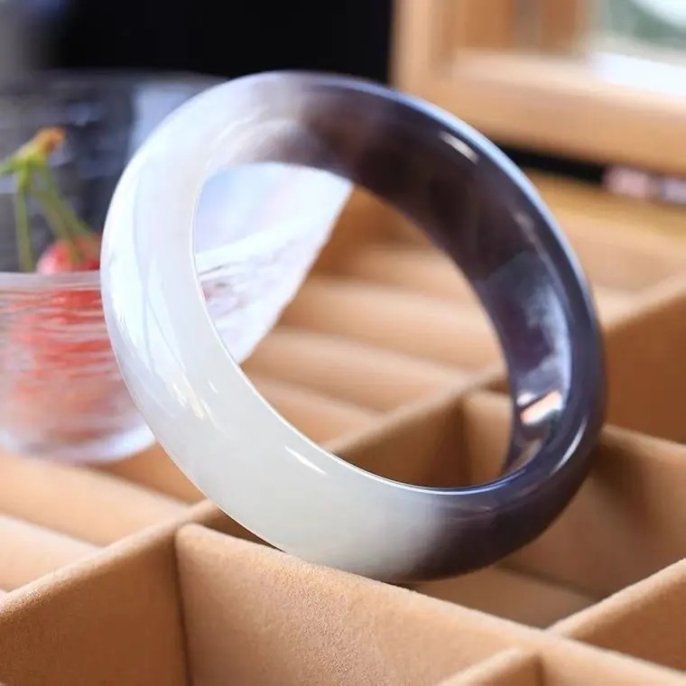 Gelang Giok Asli Tiongkok Garansi Asli Natural / Gelang Kesehatan 8