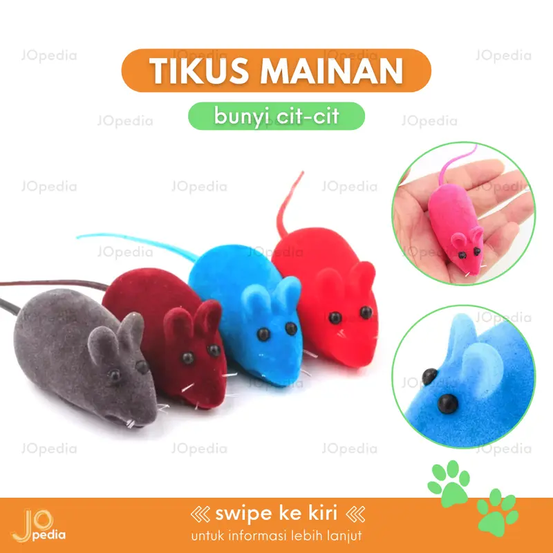 TIKUS MAINAN Bunyi Cit Cit Mainan Kucing Anjing Gigit Dog Cat Toy 0
