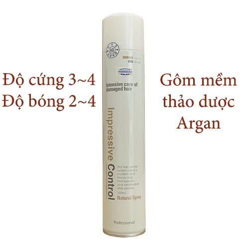 Gôm xịt tóc mềm Mugens Natural Spray tạo kiểu cho tóc giữ nếp lâu Hàn Quốc 300g