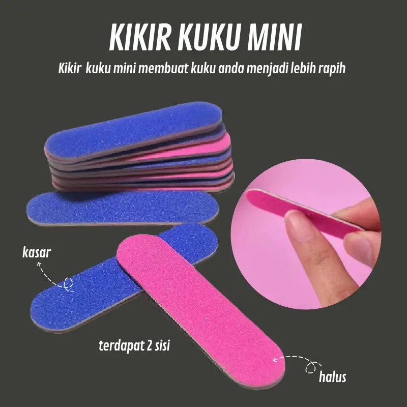Lem set kuku palsu gel double tape lengkap 4in1 2